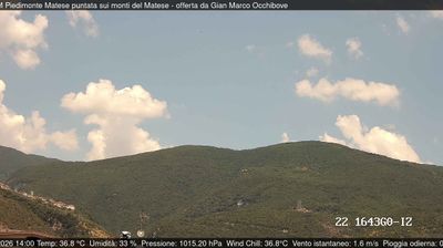 immagine della webcam nei dintorni di Santa Maria del Molise: webcam Piedimonte Matese
