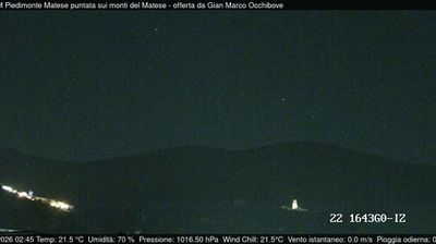 immagine della webcam nei dintorni di Monteroduni: webcam Piedimonte Matese