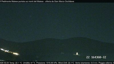 immagine della webcam nei dintorni di Monteroduni: webcam Piedimonte Matese