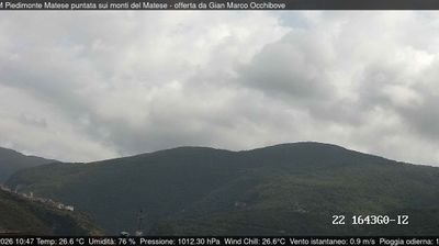 immagine della webcam nei dintorni di Campoli del Monte Taburno: webcam Piedimonte Matese
