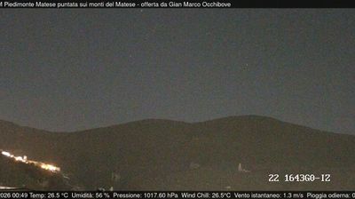 immagine della webcam nei dintorni di Campoli del Monte Taburno: webcam Piedimonte Matese