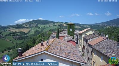 immagine della webcam nei dintorni di Monte Nerone: webcam Frontino