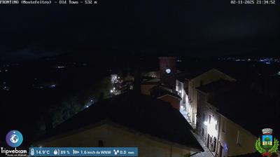 immagine della webcam nei dintorni di Monte Nerone: webcam Frontino