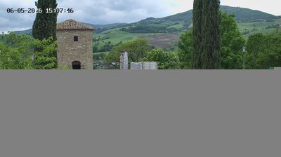 immagine della webcam nei dintorni di Montecalvo in Foglia: webcam Frontino