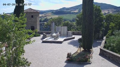 immagine della webcam nei dintorni di Montecalvo in Foglia: webcam Frontino
