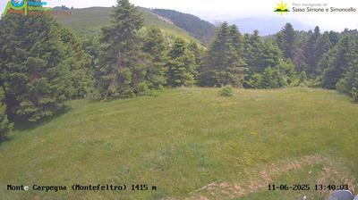 immagine della webcam nei dintorni di Mercato: webcam Carpegna