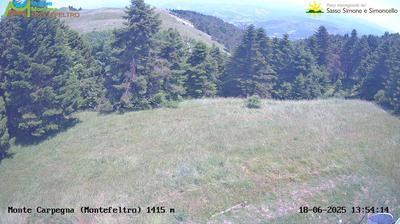 immagine della webcam nei dintorni di Monte Nerone: webcam Carpegna