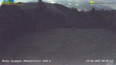 immagine della webcam nei dintorni di Mercato: webcam Carpegna
