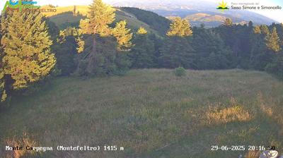 immagine della webcam nei dintorni di Macerata Feltria: webcam Carpegna