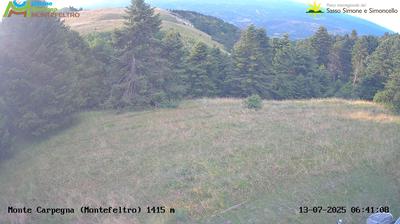 immagine della webcam nei dintorni di Sant'Agata Feltria: webcam Carpegna