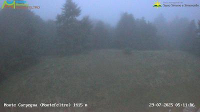 immagine della webcam nei dintorni di Frontino: webcam Carpegna