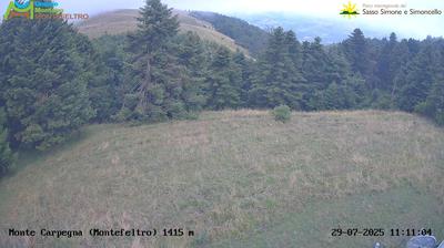 immagine della webcam nei dintorni di Frontino: webcam Carpegna
