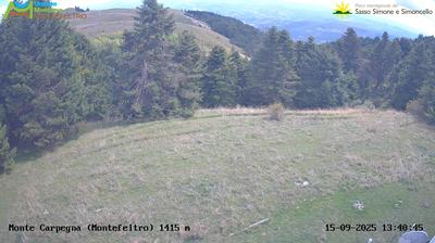 immagine della webcam nei dintorni di Frontino: webcam Carpegna