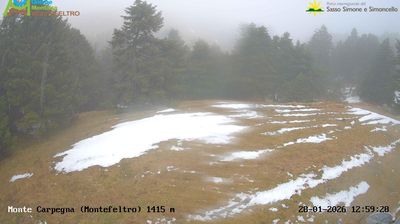 immagine della webcam nei dintorni di Macerata Feltria: webcam Carpegna
