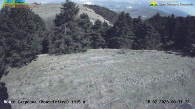 immagine della webcam nei dintorni di Frontino: webcam Carpegna