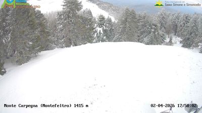 immagine della webcam nei dintorni di Macerata Feltria: webcam Carpegna