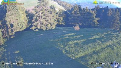 immagine della webcam nei dintorni di Bagno di Romagna: webcam Carpegna