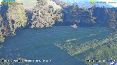 immagine della webcam nei dintorni di Sant'Agata Feltria: webcam Carpegna