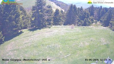 immagine della webcam nei dintorni di Sansepolcro: webcam Carpegna