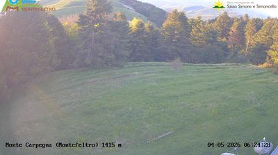 immagine della webcam nei dintorni di Macerata Feltria: webcam Carpegna