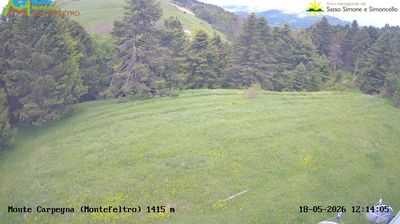 immagine della webcam nei dintorni di Perticara di Novafeltria: webcam Carpegna