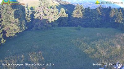 immagine della webcam nei dintorni di Sarsina: webcam Carpegna