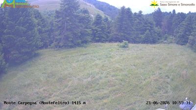 immagine della webcam nei dintorni di Macerata Feltria: webcam Carpegna