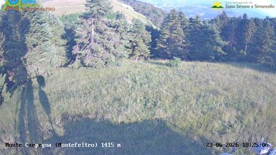 immagine della webcam nei dintorni di Monte Nerone: webcam Carpegna