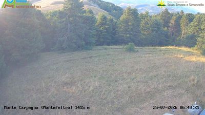 immagine della webcam nei dintorni di Pennabilli: webcam Carpegna