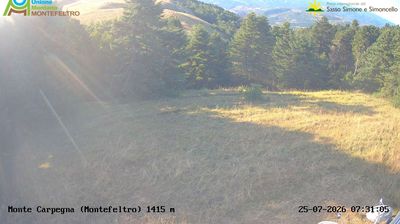 immagine della webcam nei dintorni di Frontino: webcam Carpegna