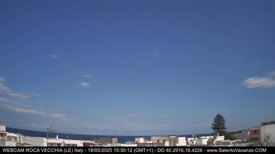 immagine della webcam nei dintorni di Santa Cesarea Terme: webcam Roca Vecchia