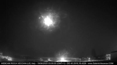 immagine della webcam nei dintorni di Santa Cesarea Terme: webcam Roca Vecchia