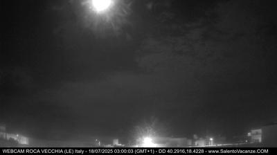 immagine della webcam nei dintorni di Santa Cesarea Terme: webcam Roca Vecchia