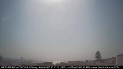 immagine della webcam nei dintorni di San Cataldo: webcam Roca Vecchia