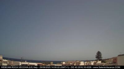 immagine della webcam nei dintorni di Santa Cesarea Terme: webcam Roca Vecchia