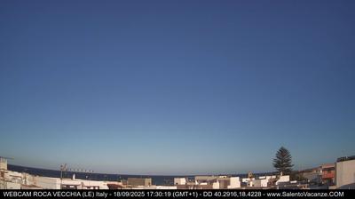 immagine della webcam nei dintorni di Lecce: webcam Roca Vecchia
