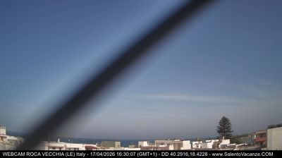immagine della webcam nei dintorni di San Foca: webcam Roca Vecchia