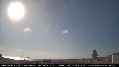 immagine della webcam nei dintorni di San Foca: webcam Roca Vecchia