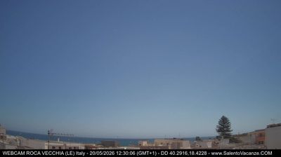 immagine della webcam nei dintorni di Alimini: webcam Roca Vecchia