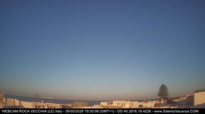 immagine della webcam nei dintorni di Santa Cesarea Terme: webcam Roca Vecchia