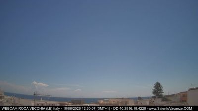 immagine della webcam nei dintorni di Otranto: webcam Roca Vecchia