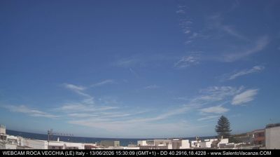 immagine della webcam nei dintorni di San Foca: webcam Roca Vecchia