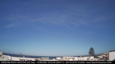 immagine della webcam nei dintorni di Santa Cesarea Terme: webcam Roca Vecchia