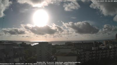 immagine della webcam nei dintorni di Masseria Conche: webcam Taranto