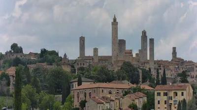 immagine della webcam nei dintorni di Castelnuovo di Val di Cecina: webcam San Gimignano