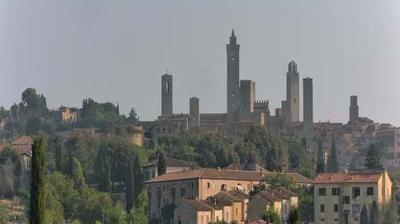 immagine della webcam nei dintorni di Castelnuovo di Val di Cecina: webcam San Gimignano
