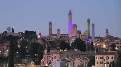 immagine della webcam nei dintorni di Taverne d'Arbia: webcam San Gimignano