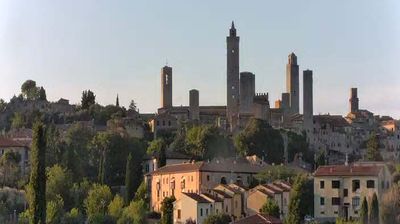 immagine della webcam nei dintorni di Greve in Chianti: webcam San Gimignano