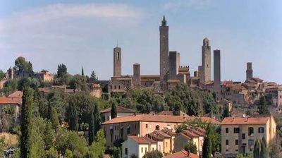 immagine della webcam nei dintorni di Greve in Chianti: webcam San Gimignano