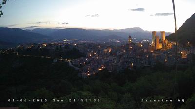 immagine della webcam nei dintorni di Gagliano Aterno: webcam Pacentro